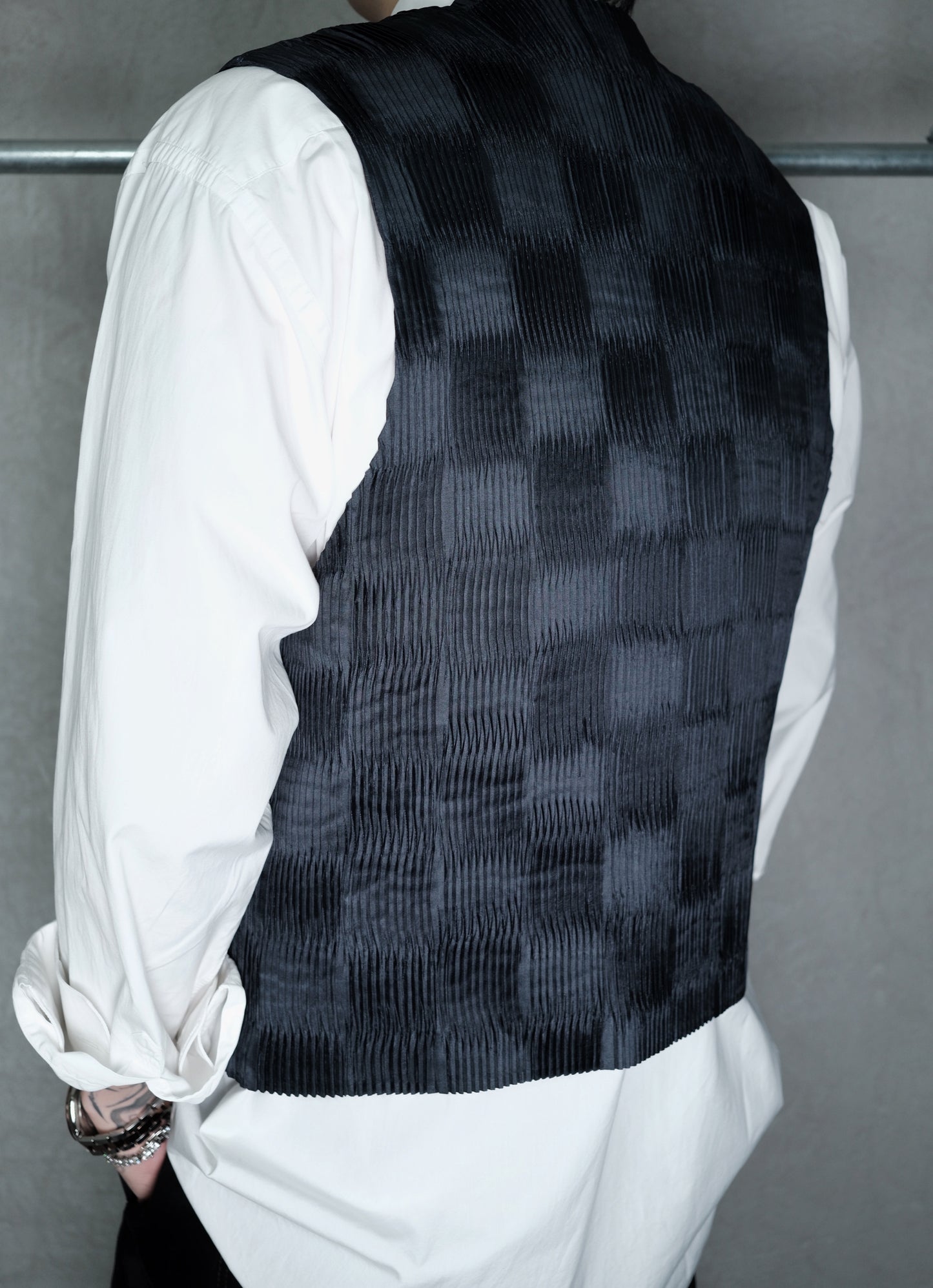 Issey Miyake plissé vest
