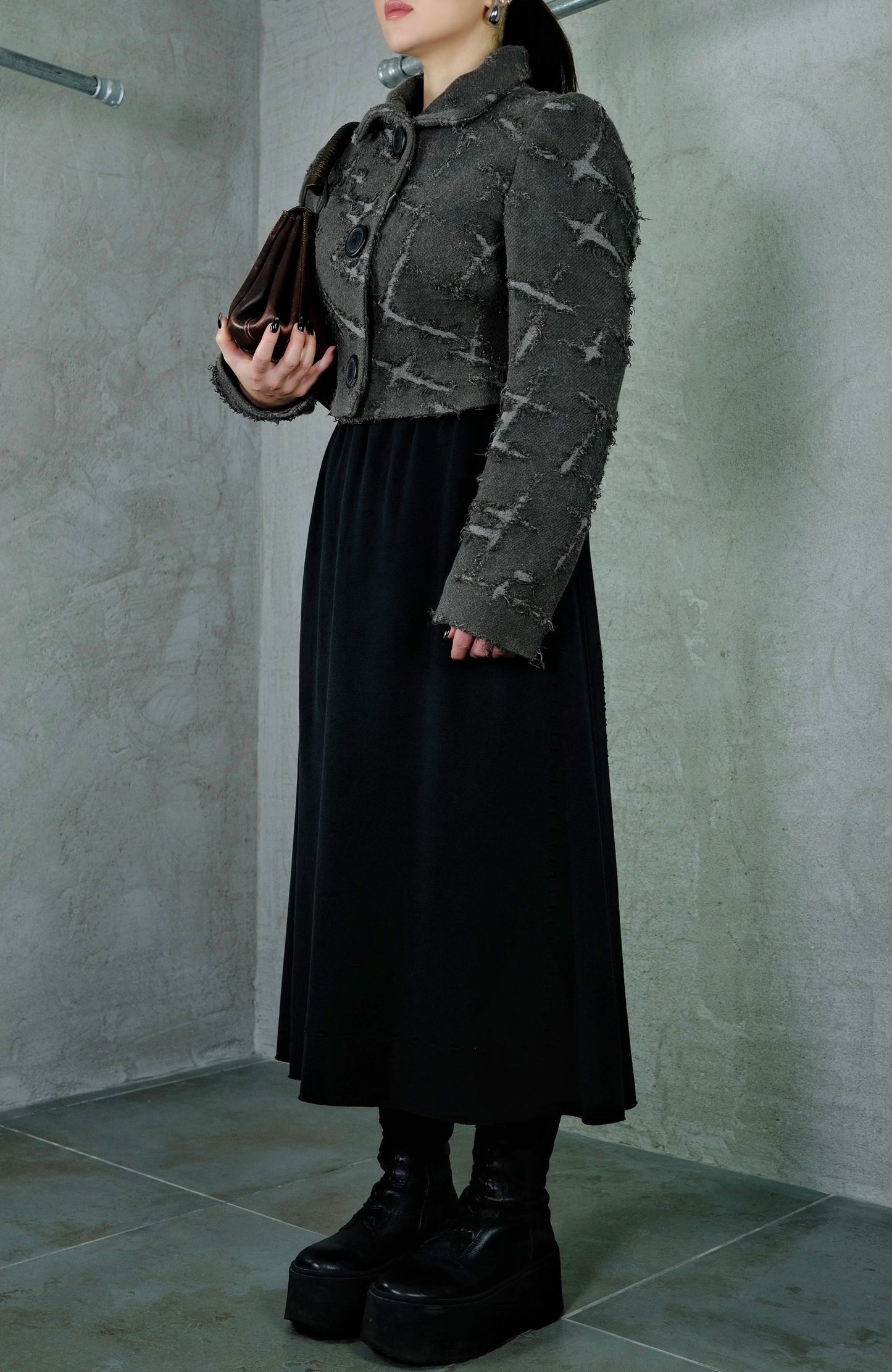 Vivienne Westwood Anglomania Cropped Frayed Jacket (Early 2000s)