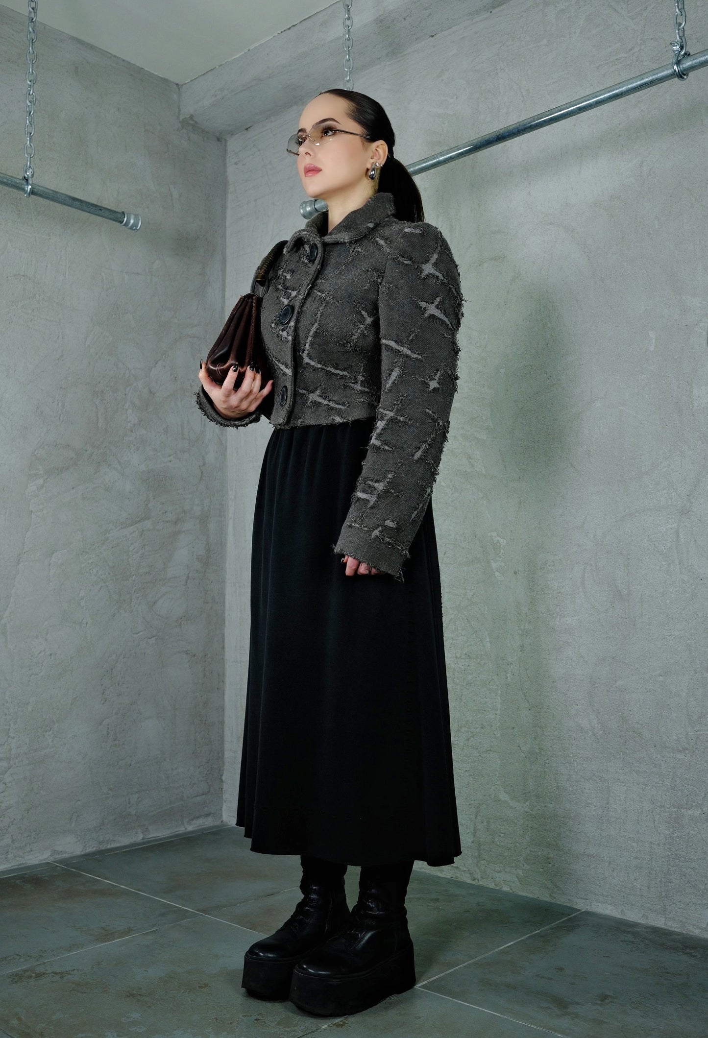 Vivienne Westwood Anglomania Cropped Frayed Jacket (Early 2000s)