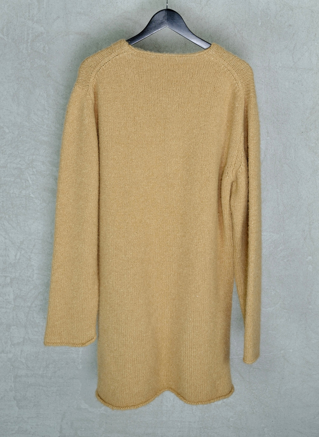 Yohji Yamamoto Pour Homme FW2001 Hand-Knit Camel Wool Sweater