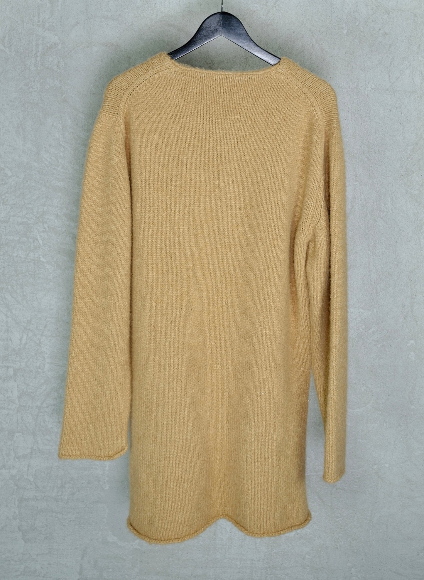 Yohji Yamamoto Pour Homme FW2001 Hand-Knit Camel Wool Sweater