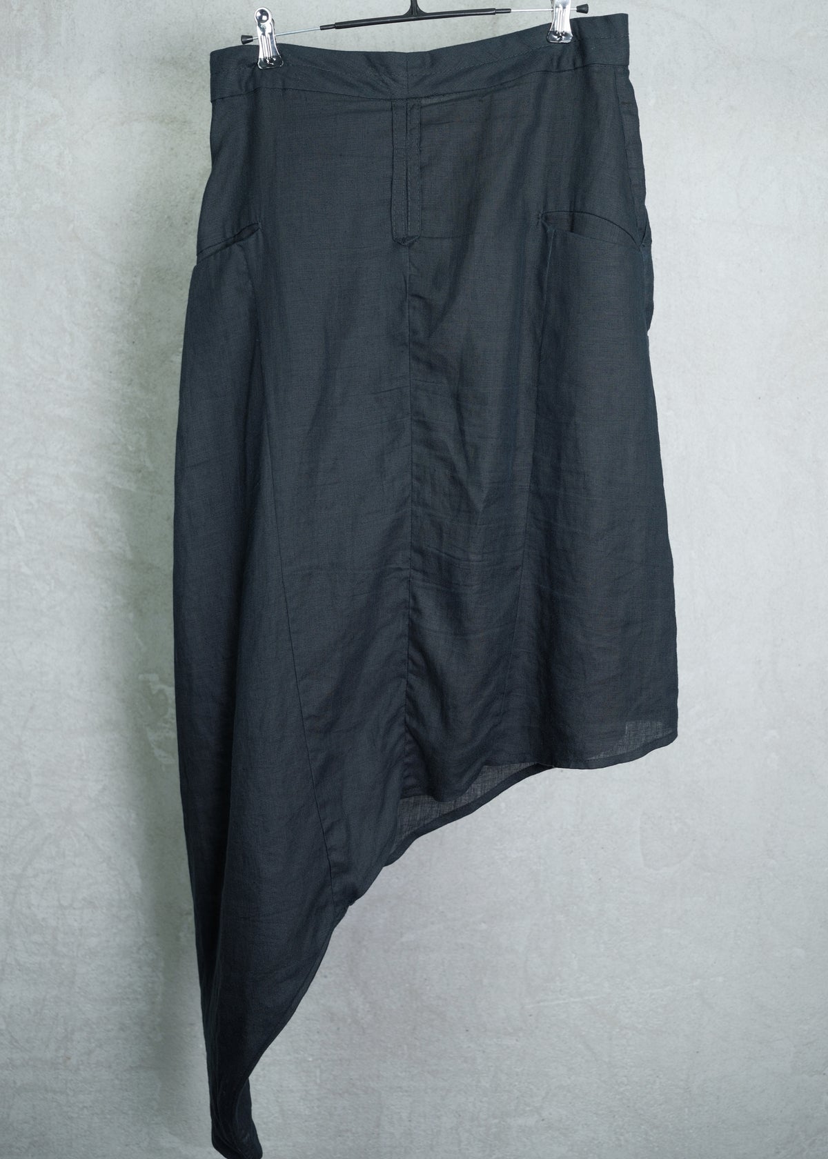 Barbara I Gongini Hemp Asymmetric Skirt Trousers