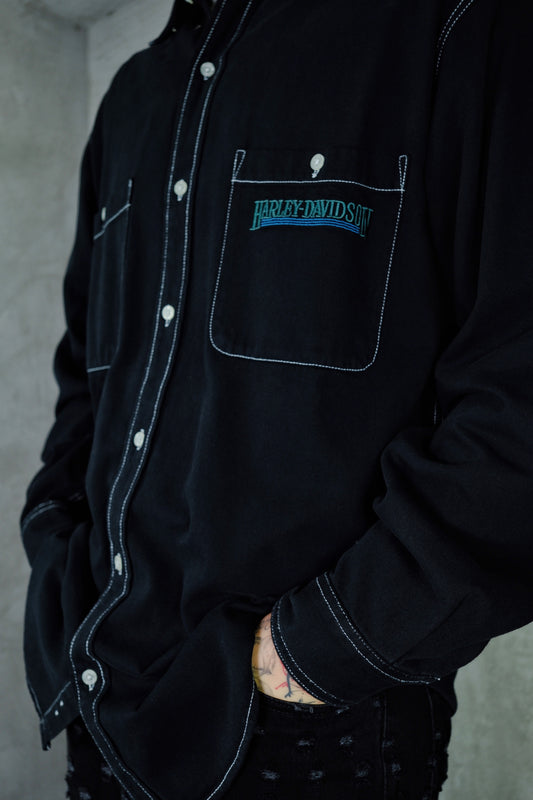 Harley-Davidson “An American Legend” Western Shirt (1990s / 2000s)