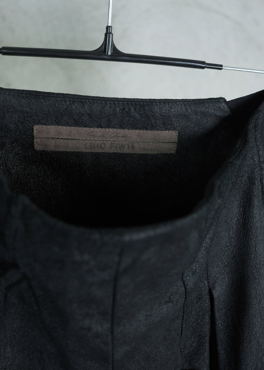 Rick Owens LIMO FW11 Leather Drop-Crotch Trousers
