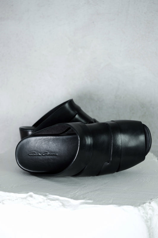 Rick Owens wedge sandal clogs