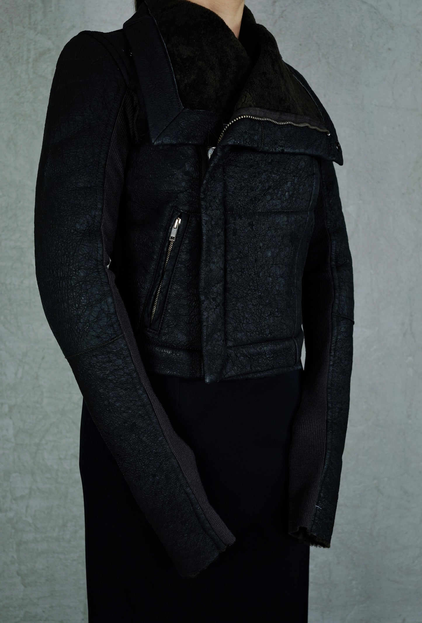 Rick Owens Leather Jacket (2000s)
