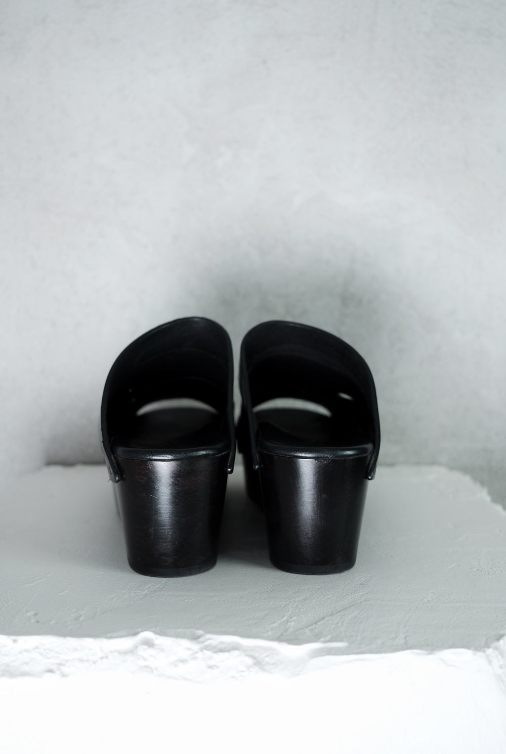 Rick Owens wedge sandal clogs