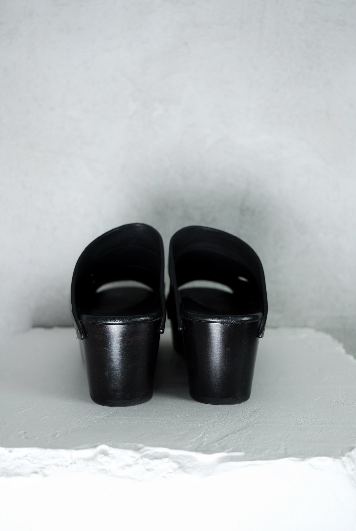 Rick Owens wedge sandal clogs