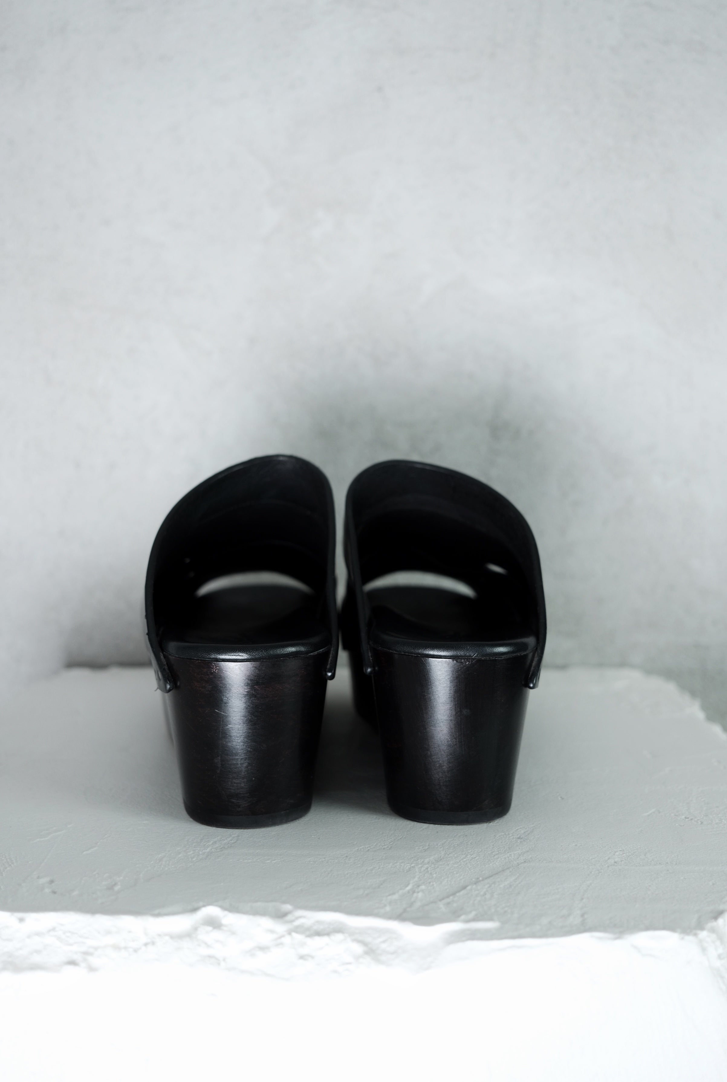 Rick Owens wedge sandal clogs