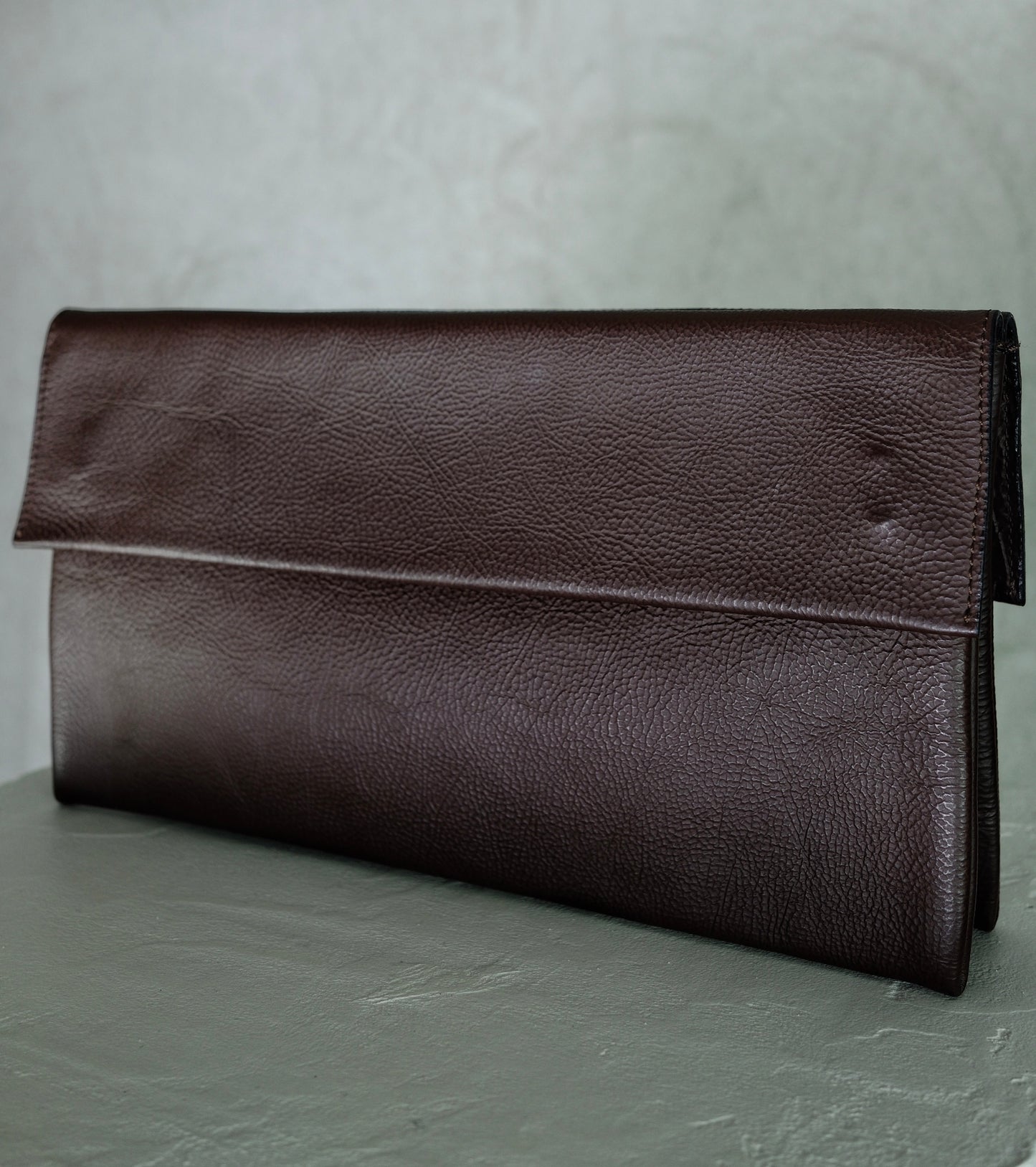 Marni Vintage Leather Pochette – Warm Brown (2000s)