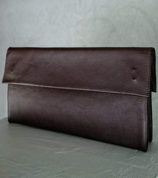 Marni Vintage Leather Pochette – Warm Brown (2000s)