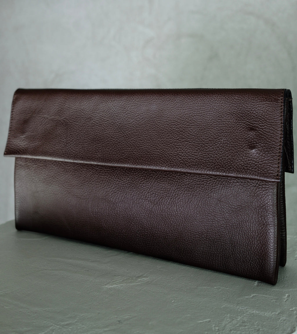 Marni Vintage Leather Pochette – Warm Brown (2000s)