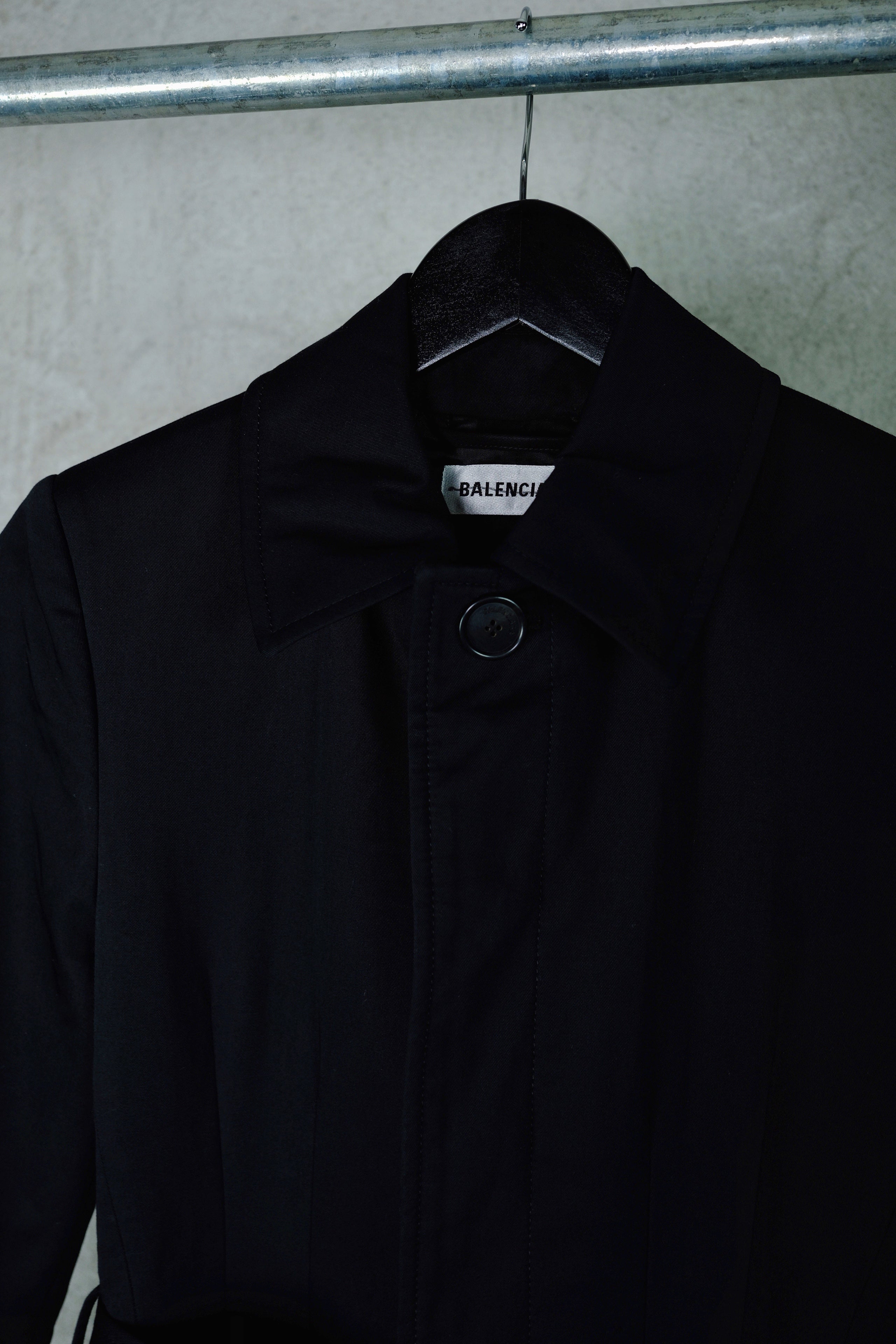BALENCIAGA Demna-Era Black Belted Coat