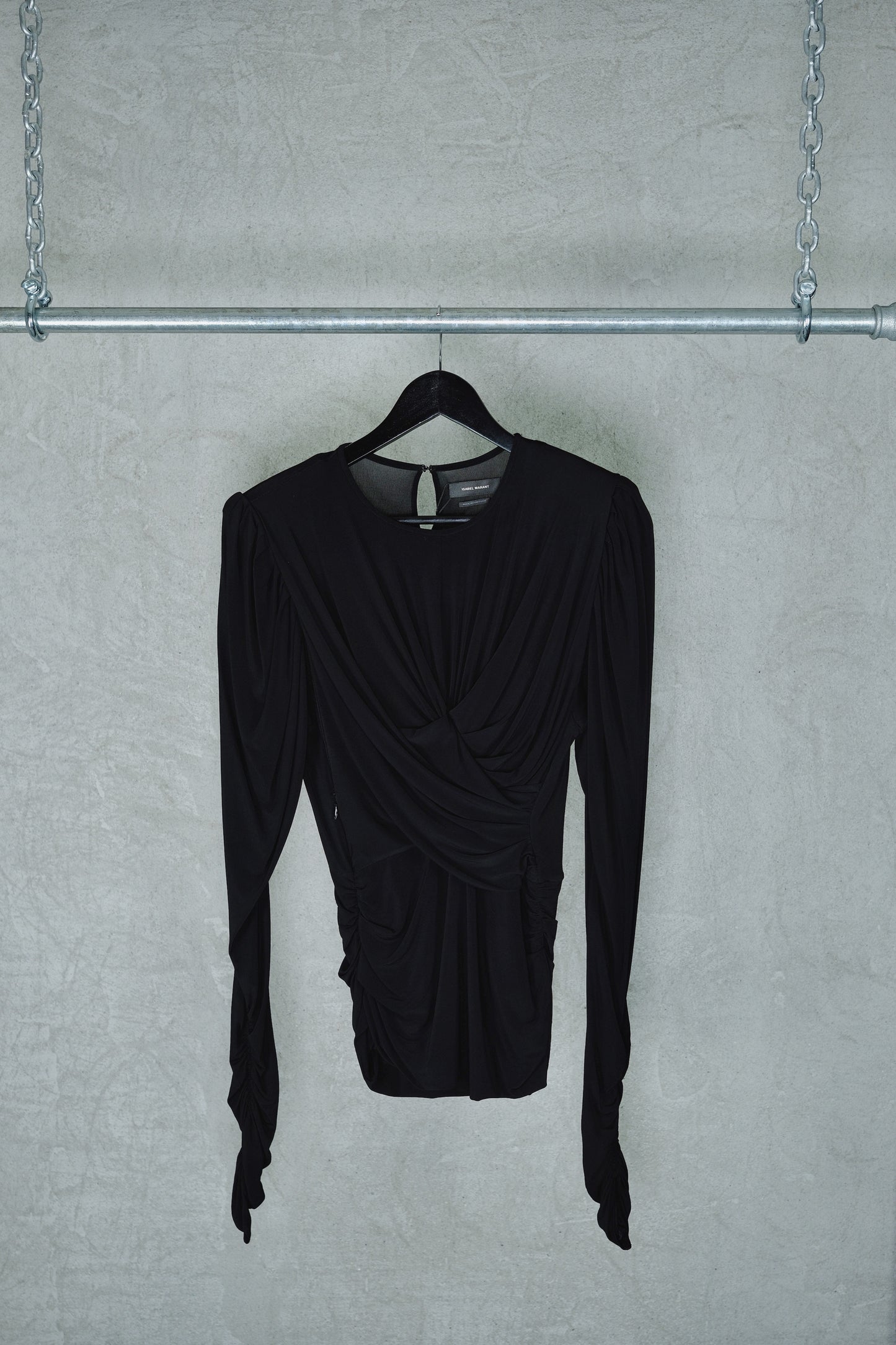 Isabel Marant Draped Black Top