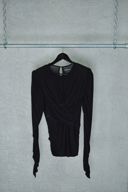 Isabel Marant Draped Black Top