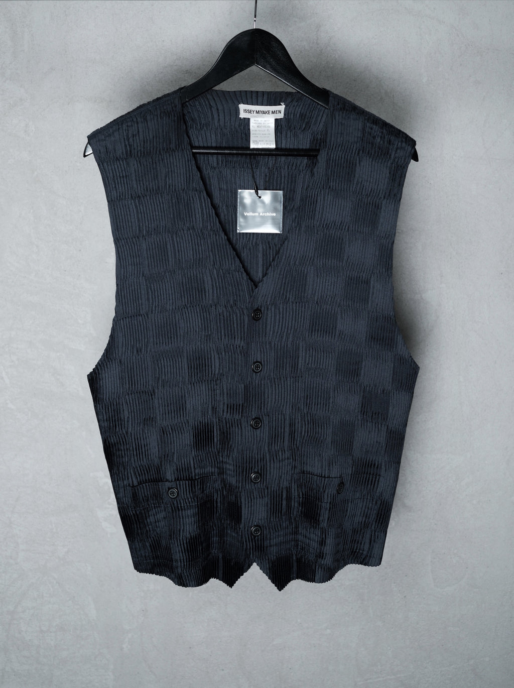Issey Miyake plissé vest