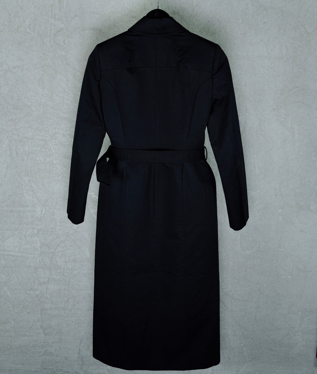 BALENCIAGA Demna-Era Black Belted Coat