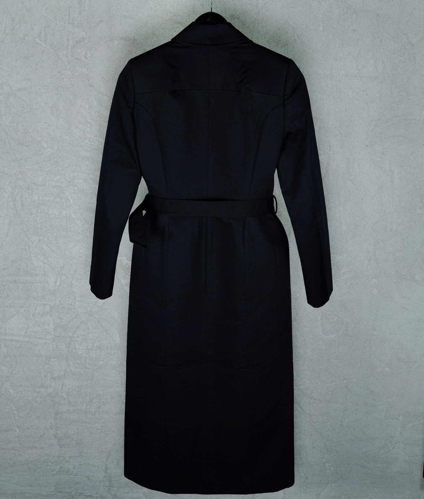 BALENCIAGA Demna-Era Black Belted Coat