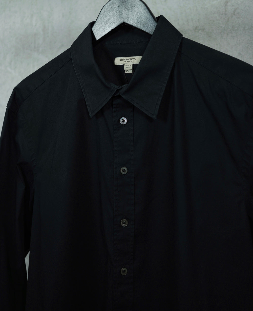 Burberry London black button-up shirt