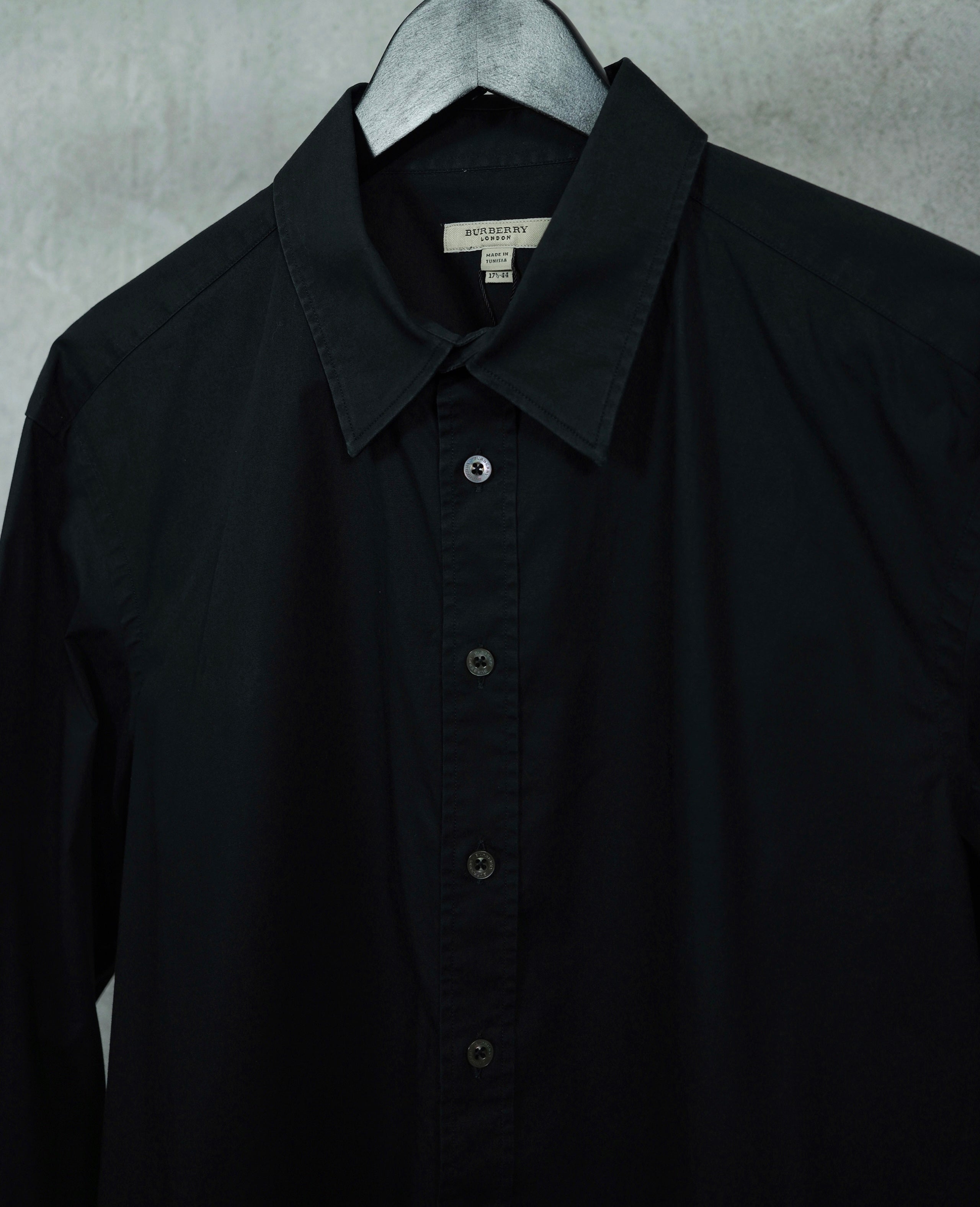 Burberry London black button-up shirt