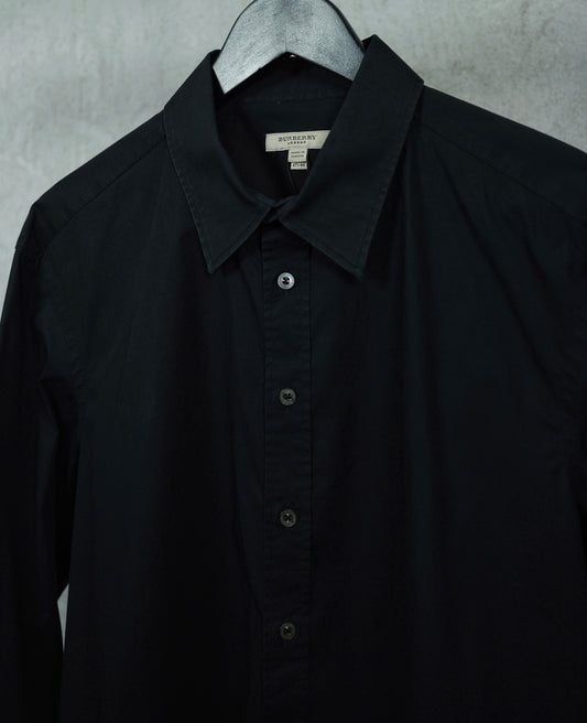 Burberry London black button-up shirt