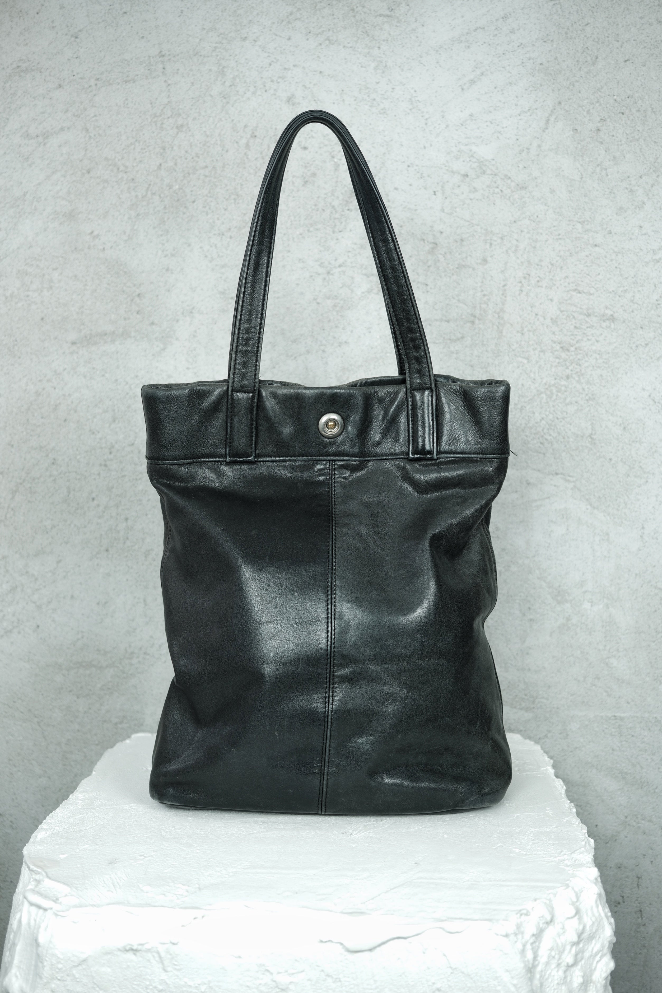 Y's Yohji Yamamoto Leather Tote Bag