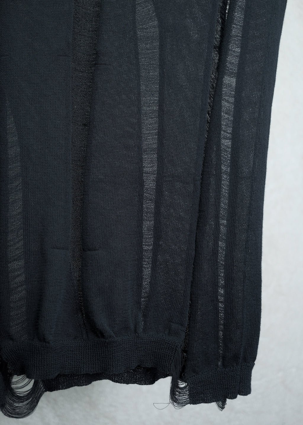 Ann Demeulemeester Distressed Cotton Knit