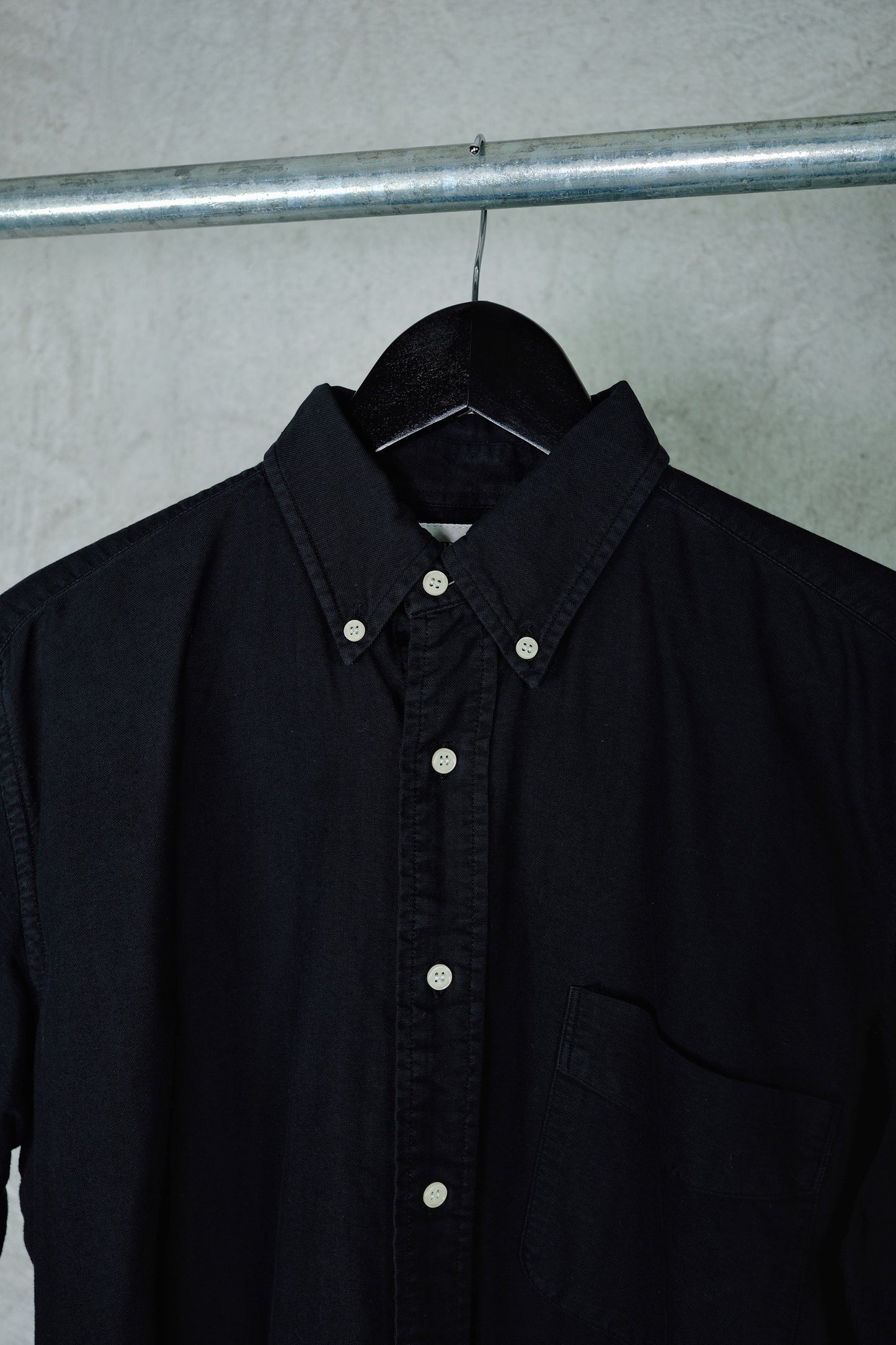 Avirex LTD. Black Cotton Work Shirt – New York Label (Vintage 1990s)