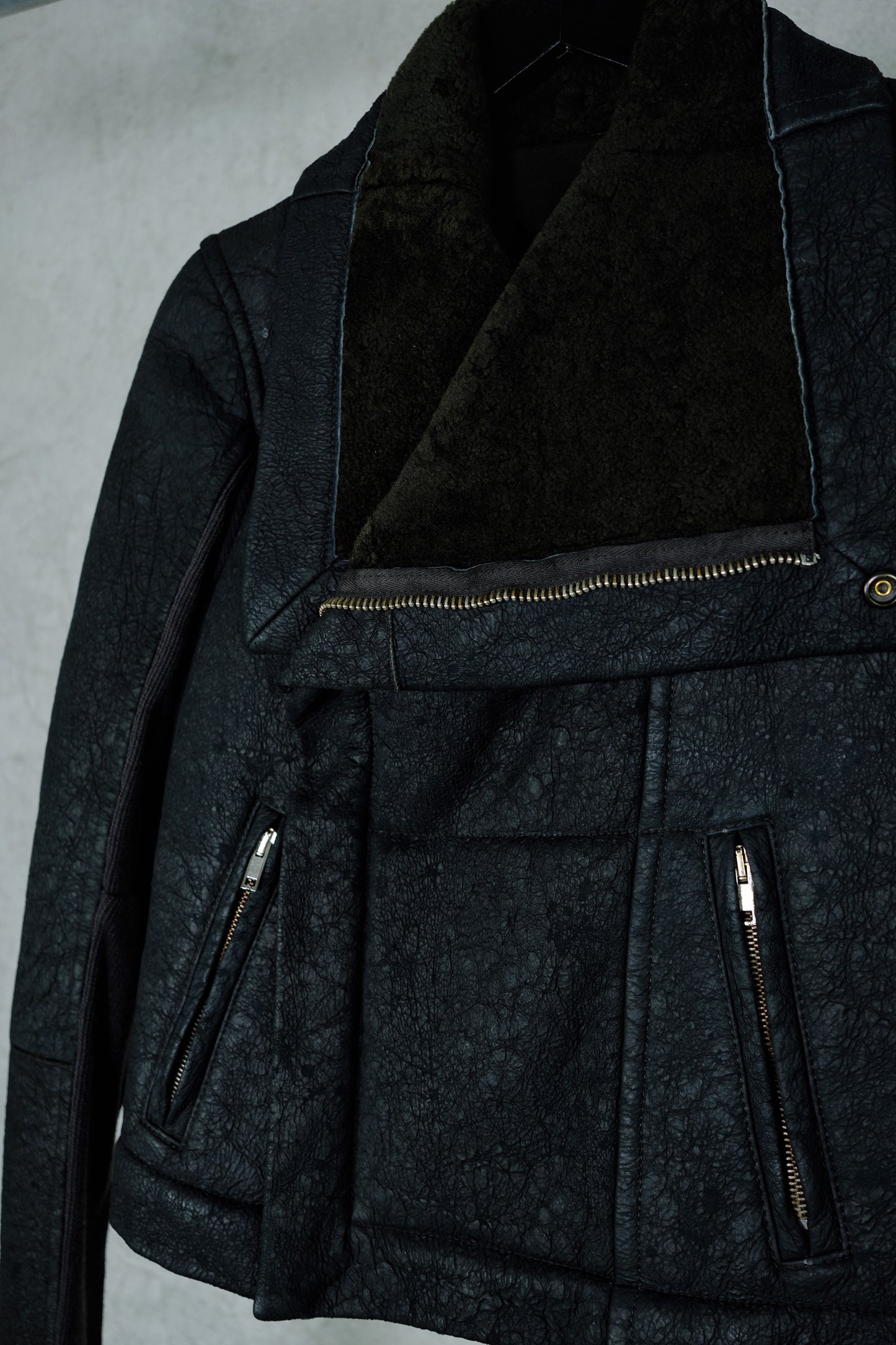 Rick Owens Leather Jacket (2000s)