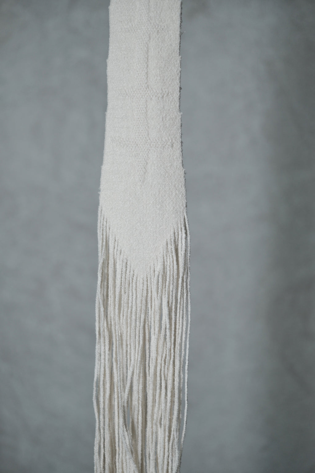 Issey Miyake fringed tie
