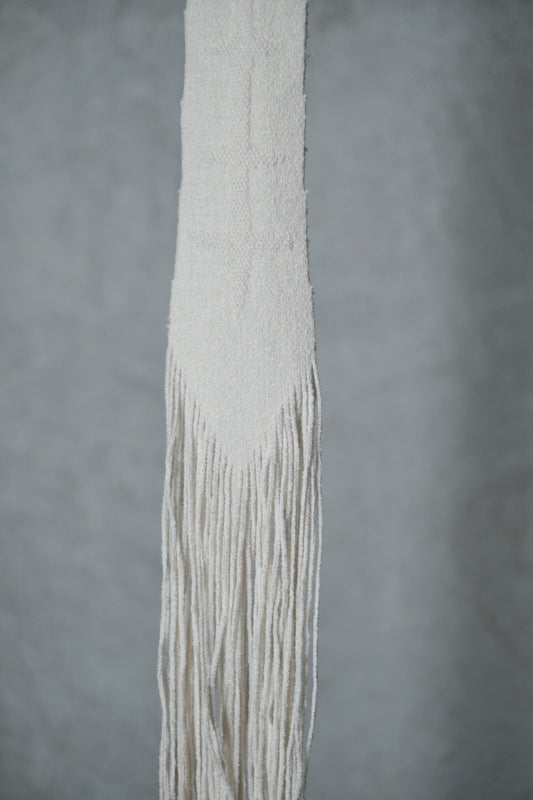 Issey Miyake fringed tie
