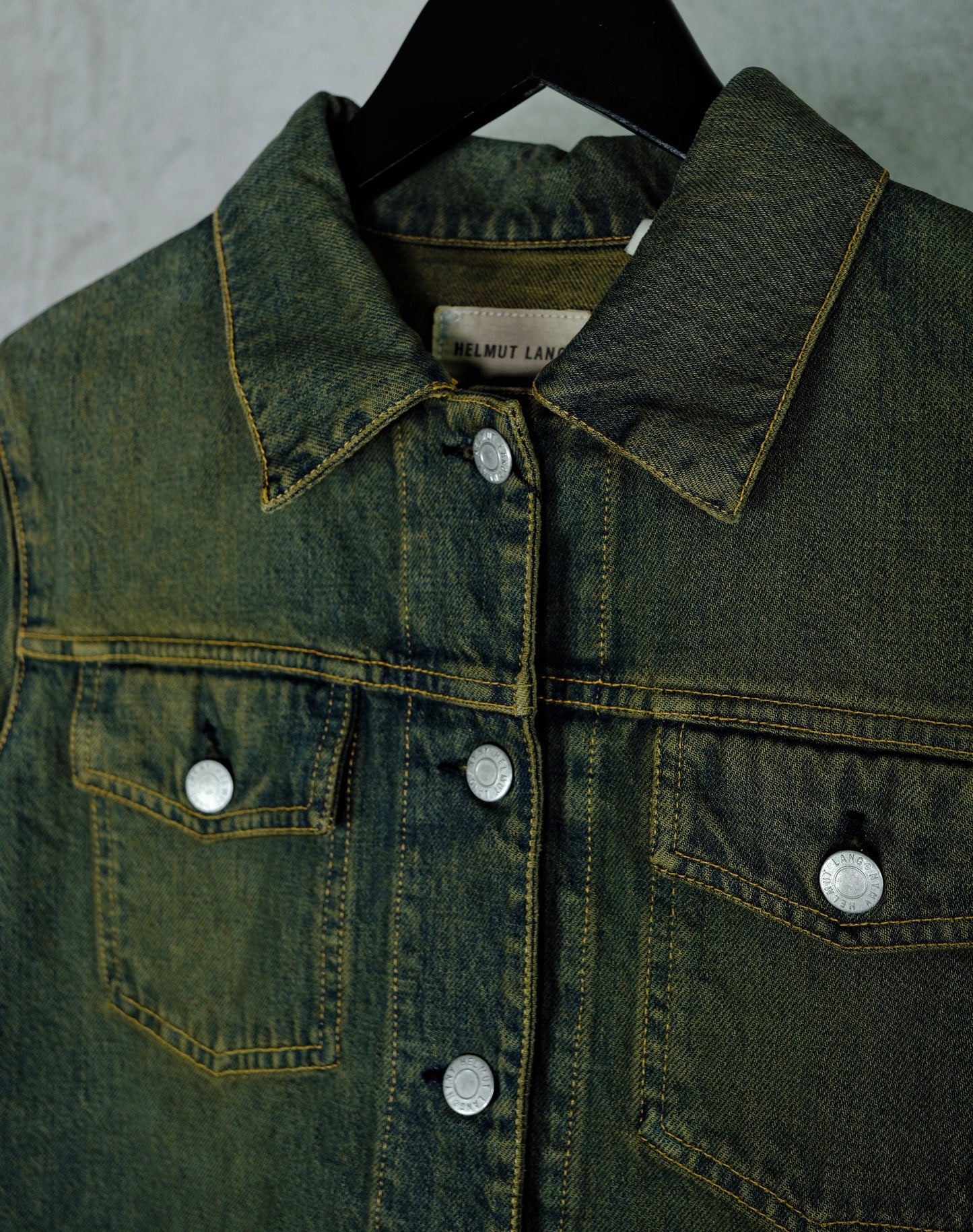 Helmut Lang “Vintage Stained Denim” Jacket (late 1990s)