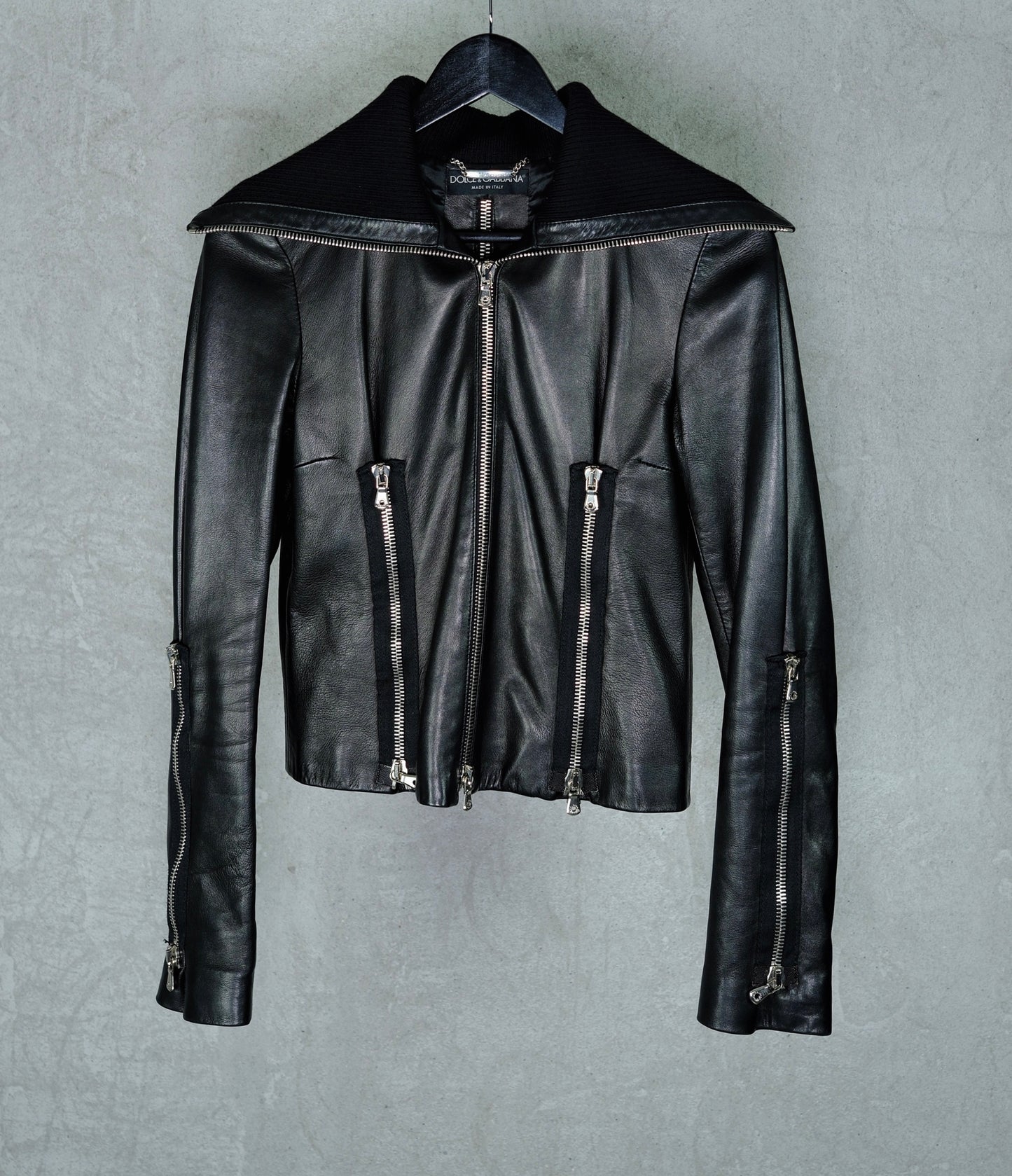 Dolce & Gabbana Sheepskin Moto Jacket