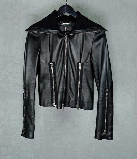 Dolce & Gabbana Sheepskin Moto Jacket
