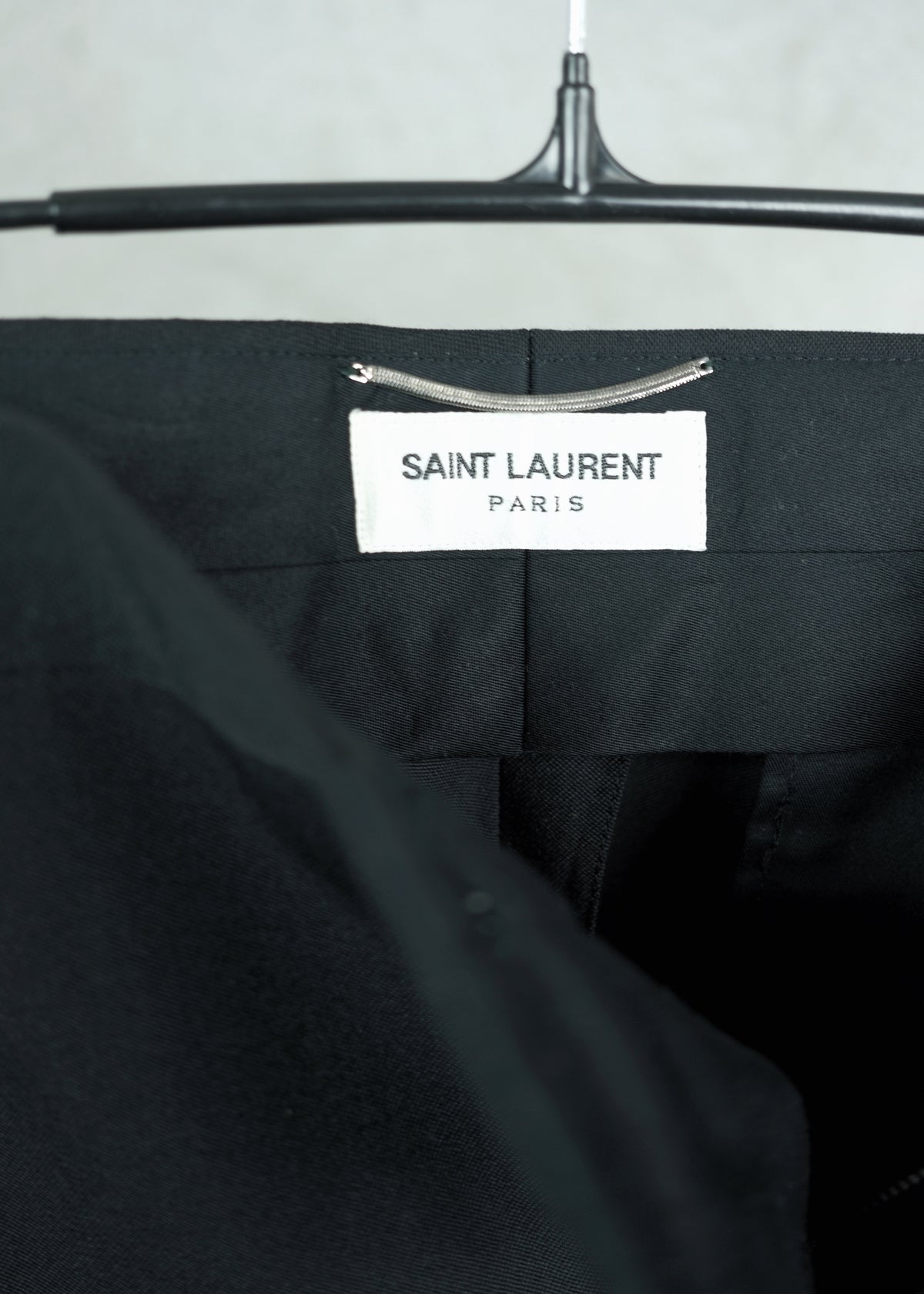 Saint Laurent Tuxedo Pants in Grain de Poudre