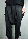 Rick Owens LIMO FW11 Leather Drop-Crotch Trousers