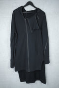 Barbara I Gongini Multi-Zip Longline Hooded Jacket