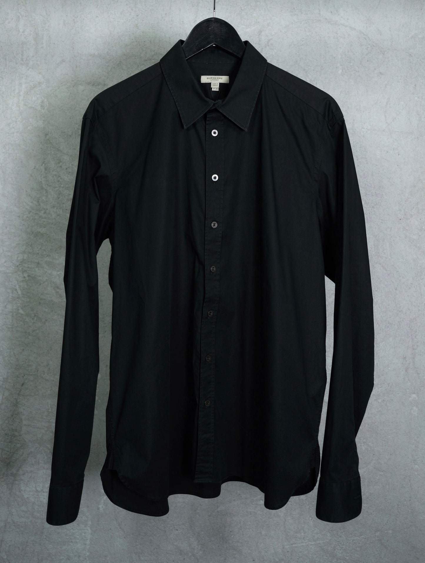 Burberry London black button-up shirt