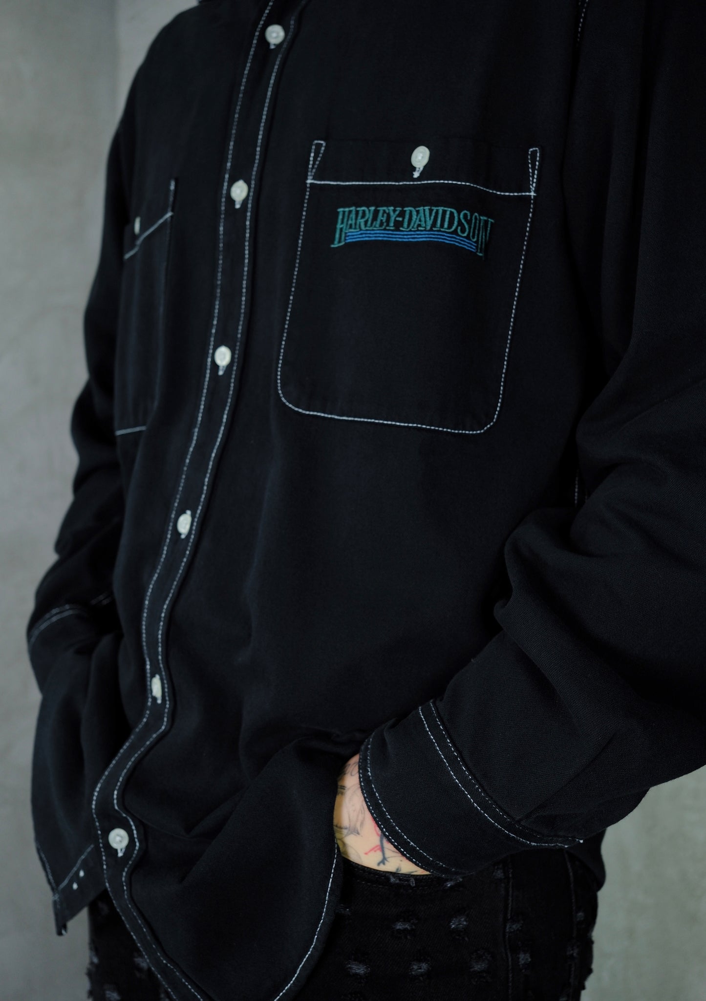 Harley-Davidson “An American Legend” Western Shirt (1990s / 2000s)