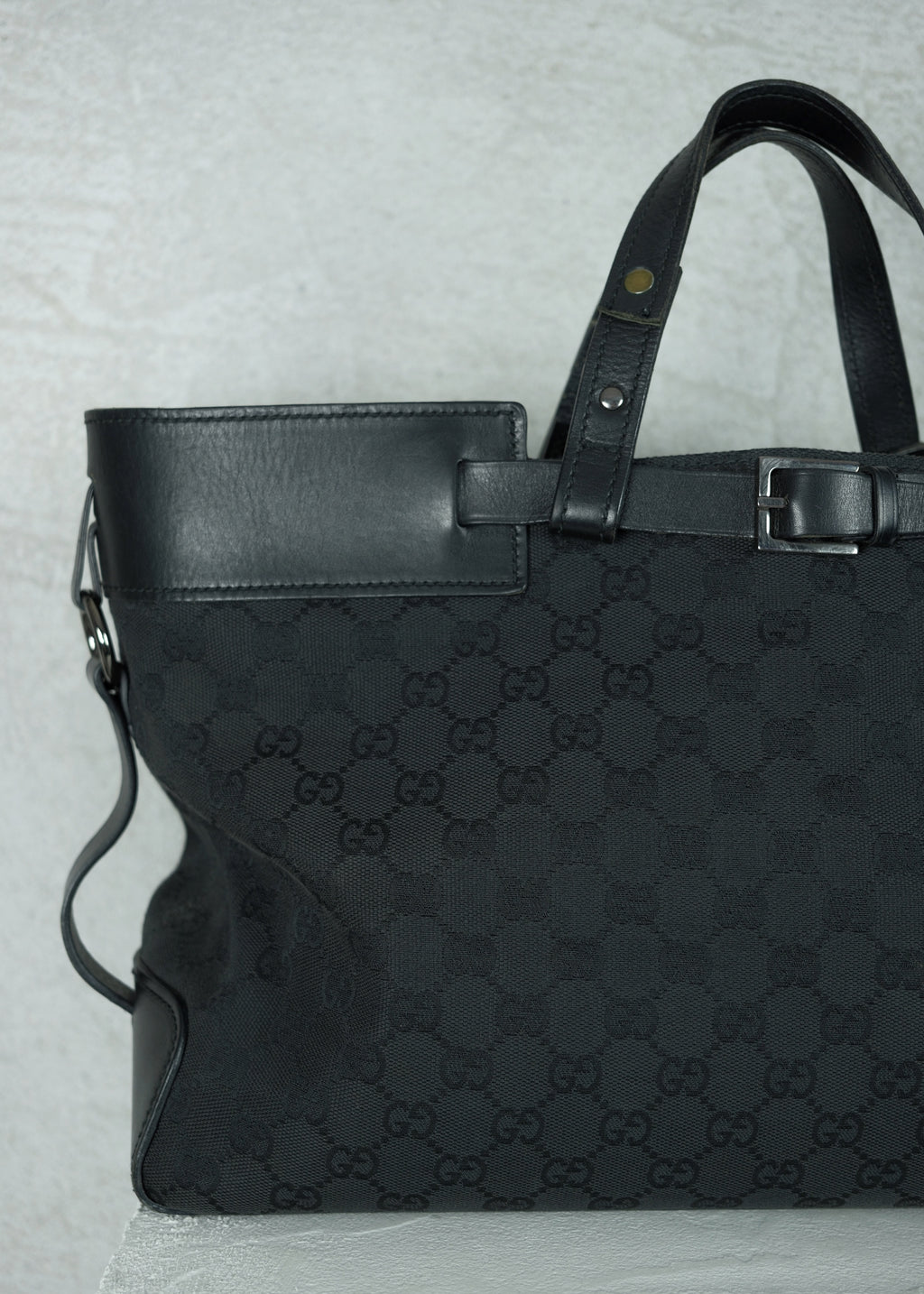 Gucci GG Monogram Buckle Tote Bag