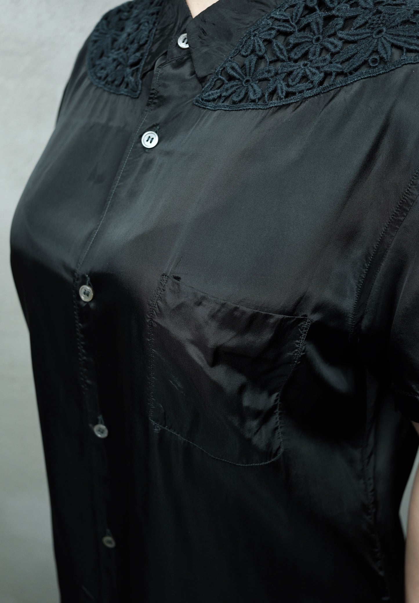 Comme des Garçons Floral Embroidered Shirt