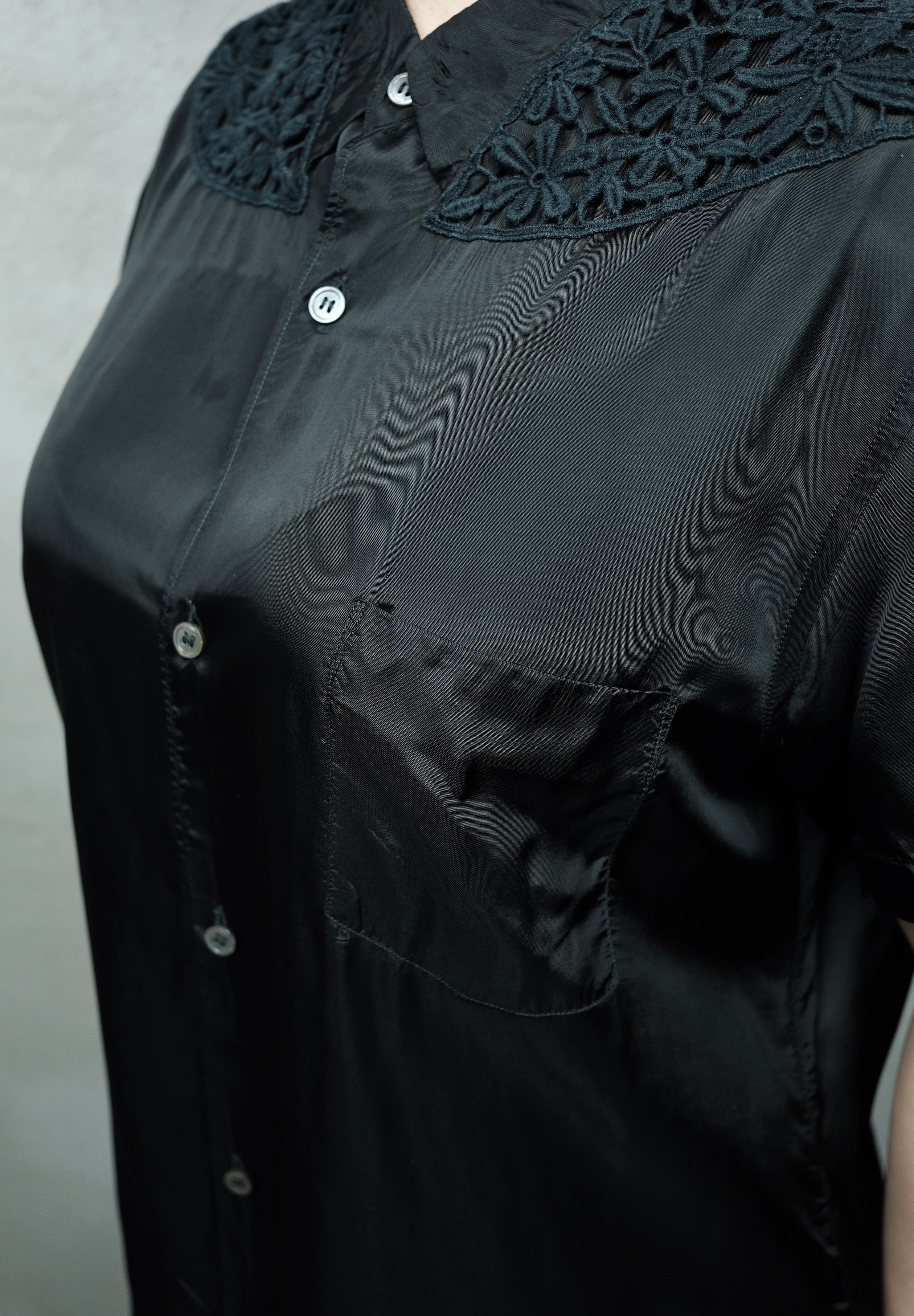 Comme des Garçons Floral Embroidered Shirt