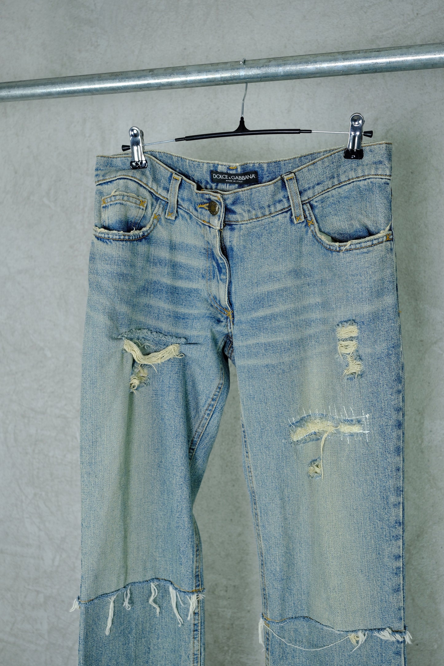 Dolce & Gabbana Distressed Denim Jeans (Spring/Summer 2000)