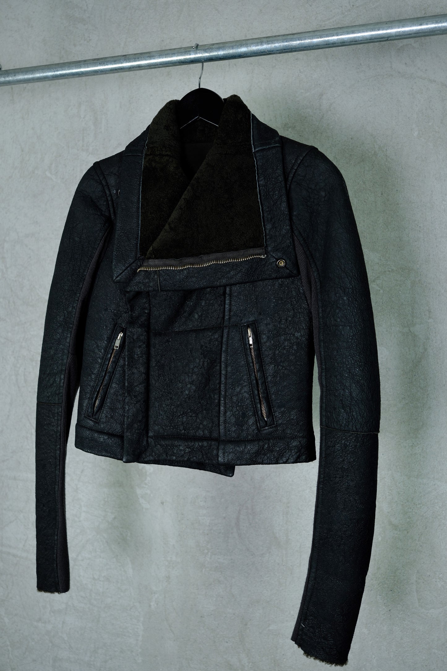 Rick Owens Leather Jacket (2000s)