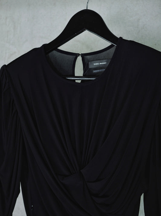 Isabel Marant Draped Black Top
