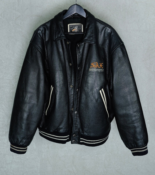 SAX Motorcycle “Easyrider” Vintage Leather Jacket