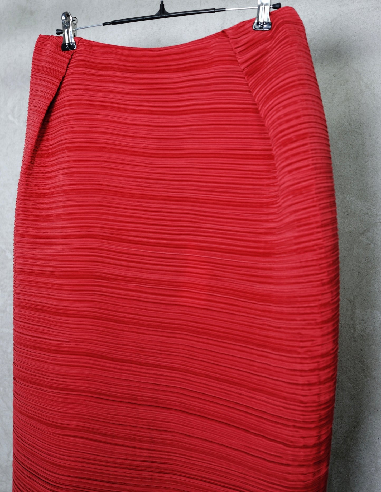 LANVIN FW2011 Red Pleated Skirt