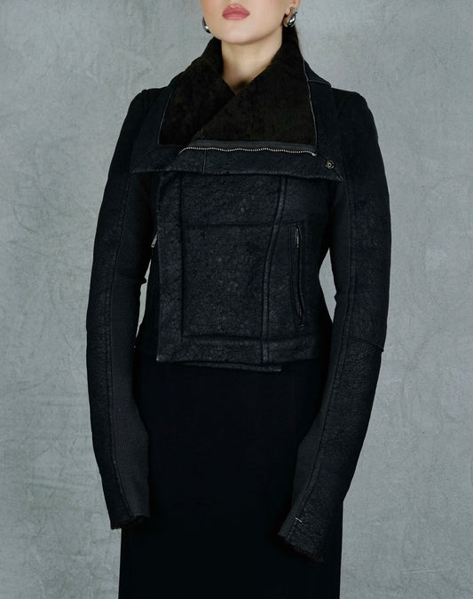 Rick Owens Leather Jacket (2000s)