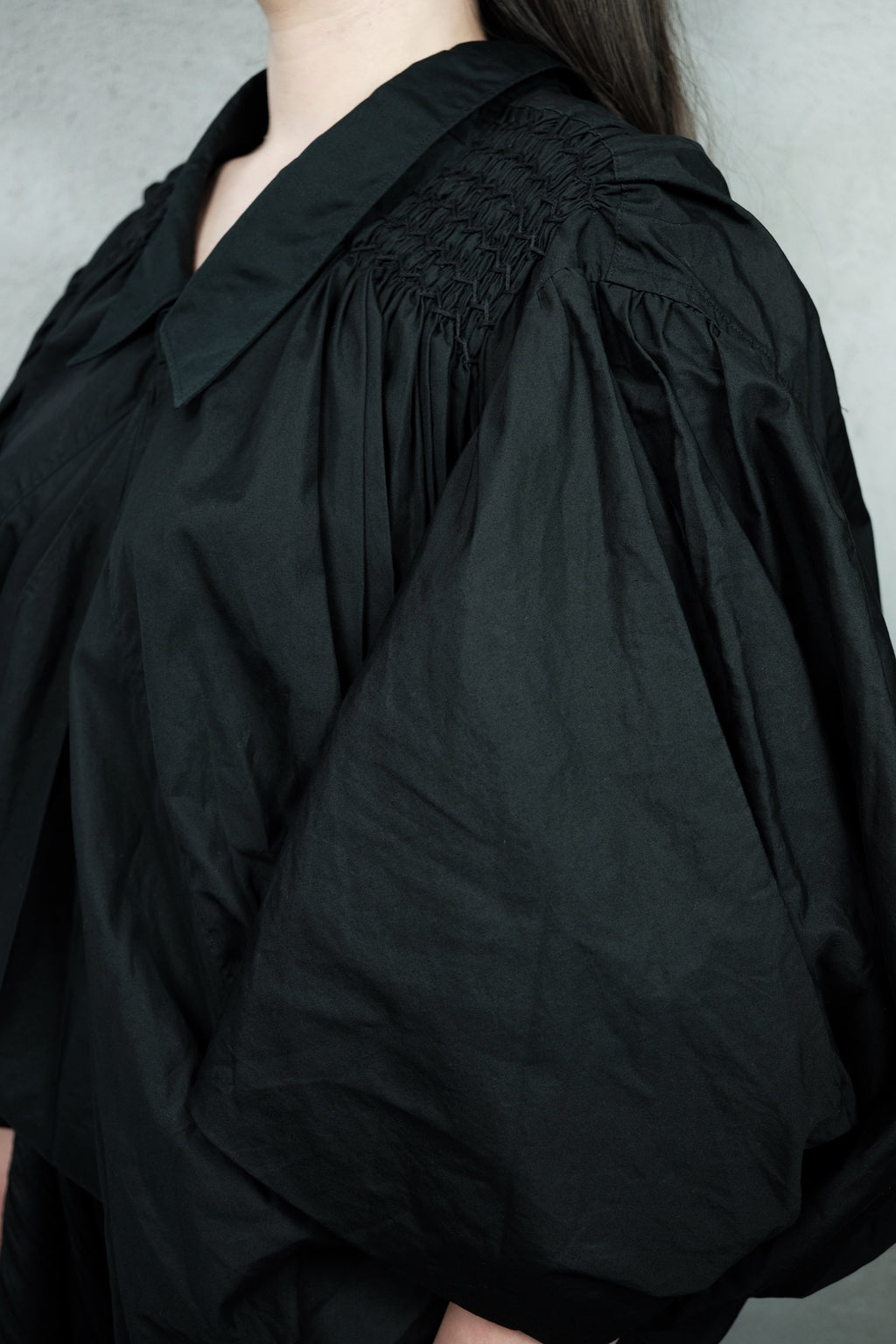 Junya Watanabe Comme des Garçons Smocked Balloon Shirt
