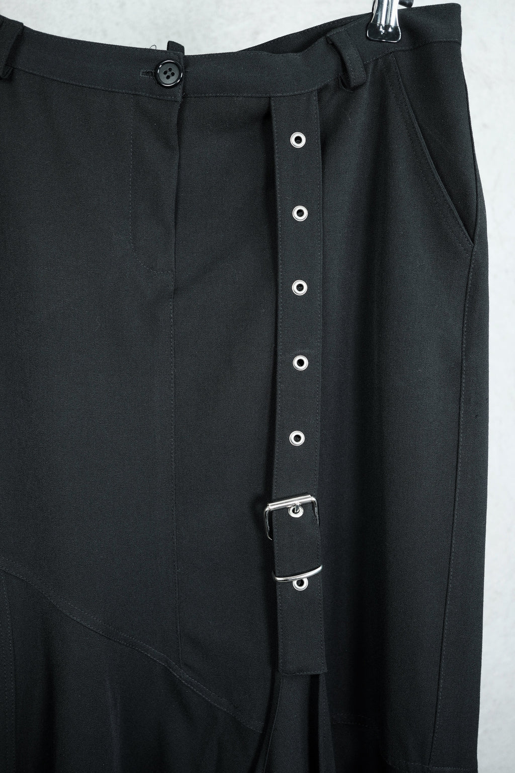WOOXOOM Asymmetric Draped Skirt